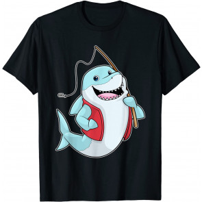 Shark Fishing Rod T-Shirt