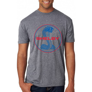 Shelby Cobra USA Logo Emblem Powered By Ford Motors Cars And Trucks T-Shirt