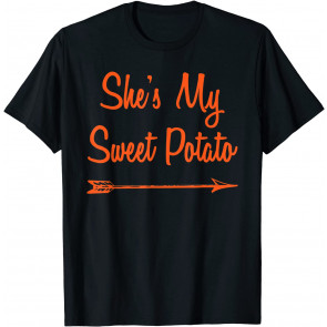 She's My Sweet Potato Yes I Yam Thanksgiving Couples Set T-Shirt