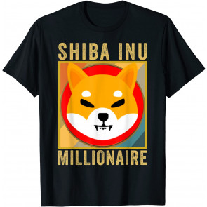 Shiba Inu Millionaire, Shiba Inu Coin Shib Cryptocurrency T-Shirt