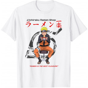 Shippuden Ichiraku Ramen Shop On White T-Shirt