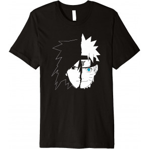 Shippuden Sasuke Split Face T-Shirt