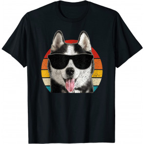 Siberian Husky Sunglasses T-Shirt