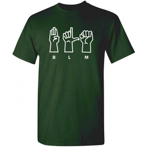 Sign Language Black Lives Matter History Civil Rights BLM T-Shirt