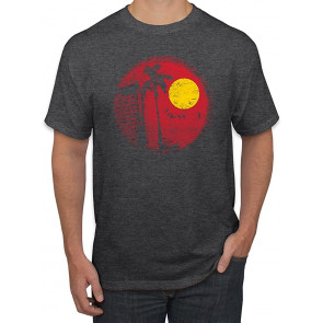 Silhouette Red Moon Streetwear T-Shirt