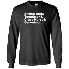 Sitting Bull & Crazy Horse & Tecumseh & Geronimo - T-Shirt