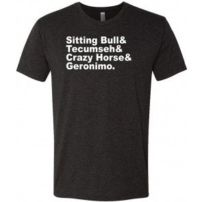 Sitting Bull & Crazy Horse & Tecumseh & Geronimo T-Shirt