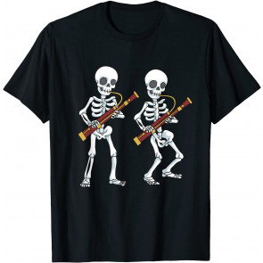 Skeleton Bassoon T T-Shirt