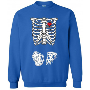 Skeleton Pizza And Beer T-Shirt