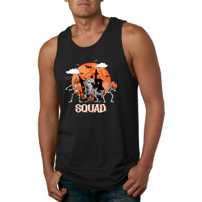 Skeleton Pumpkin Squad Halloween T-Shirt