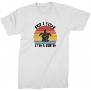 Skip A Straw Save A Turtle Vsco T-Shirt