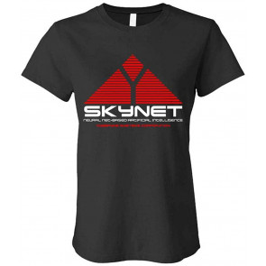 Skynet Artificial Intelligence Cyborg Movie - Ladies T-Shirt