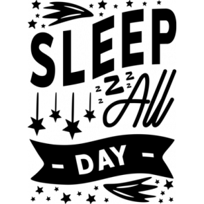 Sleep All Day T-Shirt
