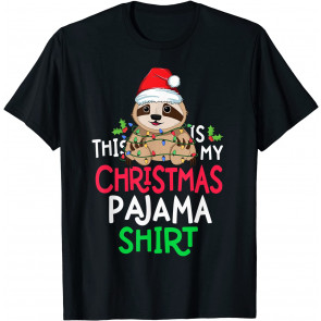 Sloth Tree Lights T-Shirt