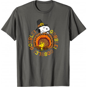 Snoopy And Woodstock Thanksgiving Gobble T-Shirt