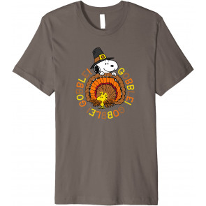 Snoopy And Woodstock Thanksgiving Gobble T-Shirt