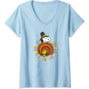 Snoopy And Woodstock Thanksgiving Gobble T-Shirt