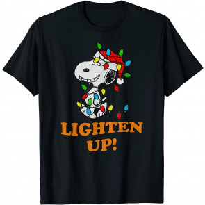 Snoopy Christmas Lighten Up T-Shirt