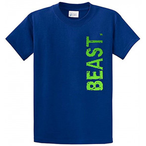 Soccer Beast In Neon Green Athletic Sports T-Shirt