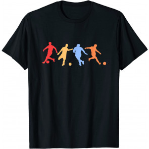 Soccer Gifts - Retro Vintage Colors Soccer Players T-Shirt