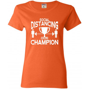 Social Distancing World Champion T-Shirt