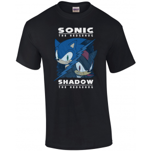 Sonic Vs Shadow Split T-Shirt