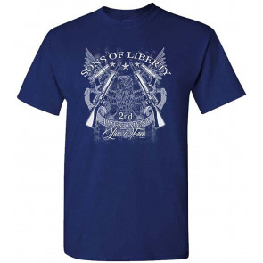 SONS Of Liberty - Biker Gun Rights Freedom Patriot - T-Shirt