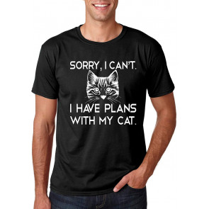 Sorry, I Can't. I Have Plans With My Cat - Cat Lover T-Shirt