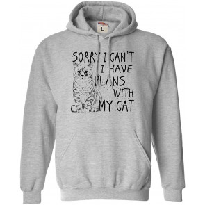 Sorry I Can't I Have Plans With My Cat T-Shirt