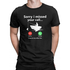 Sorry I Missed Your Call I Was On My Other Line Graphic T-Shirt