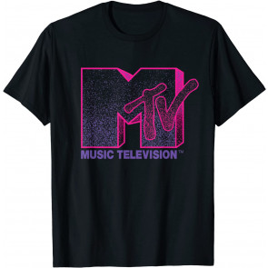 Sparkly Logo Music Television T-  T-Shirt