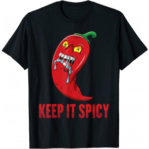 Spicy Food - Keep It Spicy - Peppers - Chilli - Spice T-Shirt