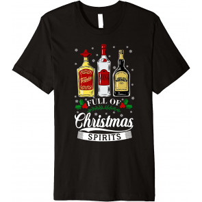 Spirits Tequila Vodka Whiskey Drinking T-Shirt