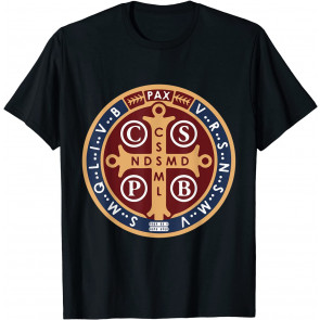 Spiritual Religious Christian Catholic St Benedict T-Shirt