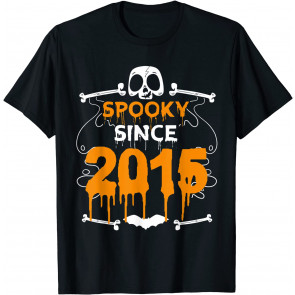 Spooky Since 2015 Halloween Bday Gifts 6th Birthday T-Shirt