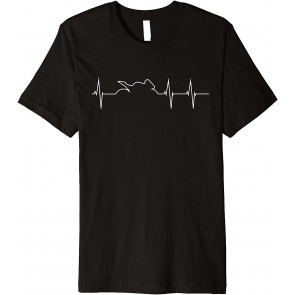 Sport Motorcycle Heartbeat T-Shirt