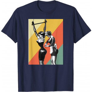Spreader Bar Lingerie French Maid Rope Bondage Western BDSM T-Shirt