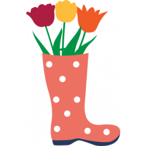 Spring Boot With Flowers T-Shirt