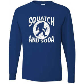 Squatch And Soda Bigfoot Sasquatch Scotch And Soda T-Shirt