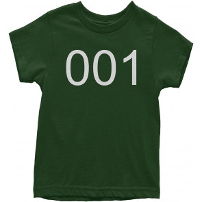 Squid 001 Game Player Cosplay T-Shirt