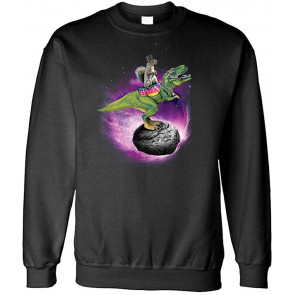 Squirrel Rider - Fleece Sweat T-Shirt