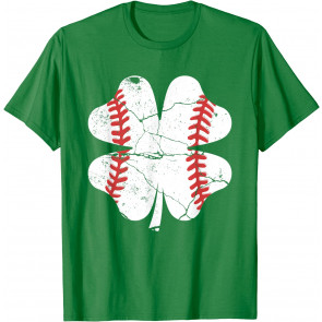 St Patricks Day Baseball Mens Boys  T-Shirt