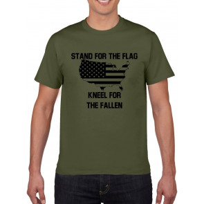 Stand For The Flag Kneel For The Fallen T-Shirt