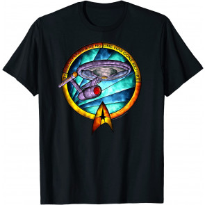 Star Trek Original Series Epic Stained Glass T-Shirt