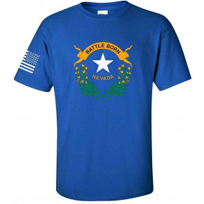 State Flag Seal United States American Flag Sleeve T-Shirt