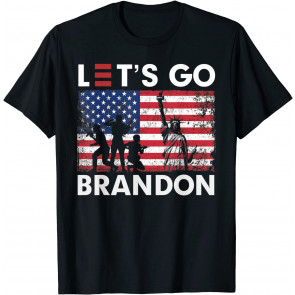 Statue Of Liberty Let's Go Brandon T-Shirt