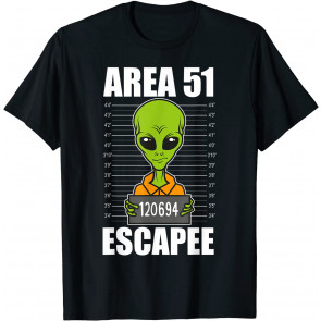 Storm Area 51 Alien Escapee From Area 51 - Alien Mugshot T-Shirt