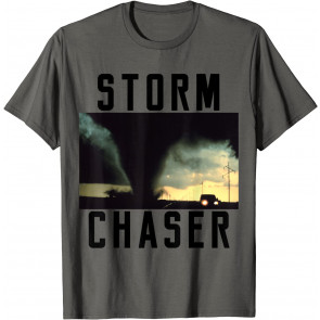Storm Chaser Tornado Picture Weather Meteorologist T-Shirt