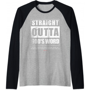 Straight Outta Gods Word John 3 16 Jesus Christian Lord T-Shirt