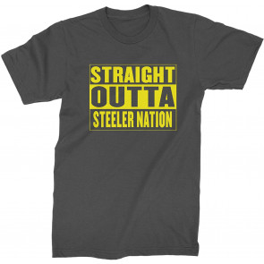Straight Outta Steeler Nation Football T-Shirt